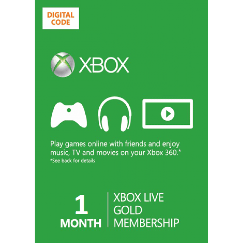 Xbox Live 1 месяц