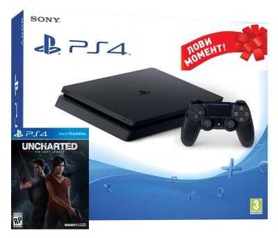 PlayStation 4 Slim 1TB  + Uncharted The Lost Legacy