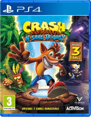 Crash Bandicoot N-Sane Trilogy для PlayStation 4 / Крэш Бандикут трилогия ПС4
