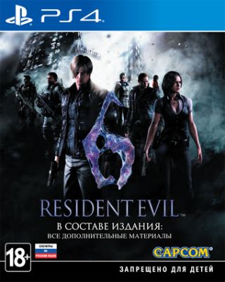 Resident Evil 6 для PlayStation 4 / Резидент Эвел 6 ПС4 / Обитель зла