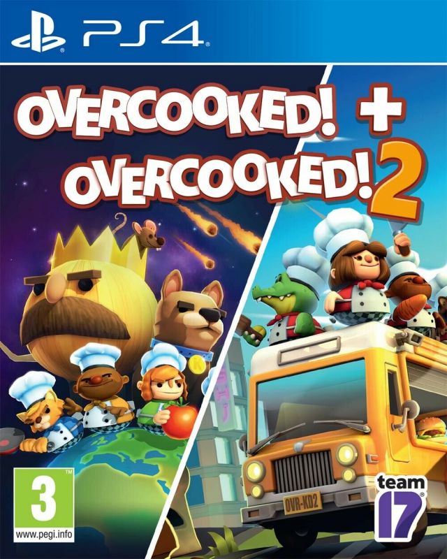 Игра Overcooked для ps4 + Overcooked 2 Playstation 4