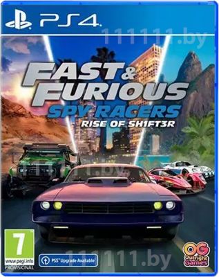 Fast & Furious Spy Racers PS4 \\ Форсаж ПС4
