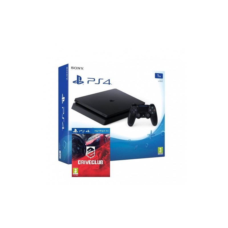 Sony Playstation 4 Slim 1Tb Black Игровая консоль + Drive Club