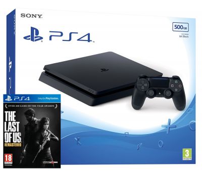 Sony Playstation 4 Slim Игровая консоль + The Last Of Us для PS4