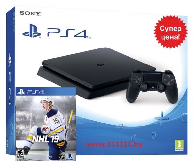 PlayStation 4 Slim + NHL 19