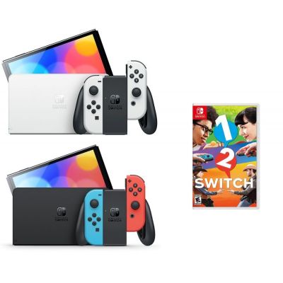 Игровая консоль Nintendo Switch OLED + Игра 1-2 Switch для Nintendo Switch