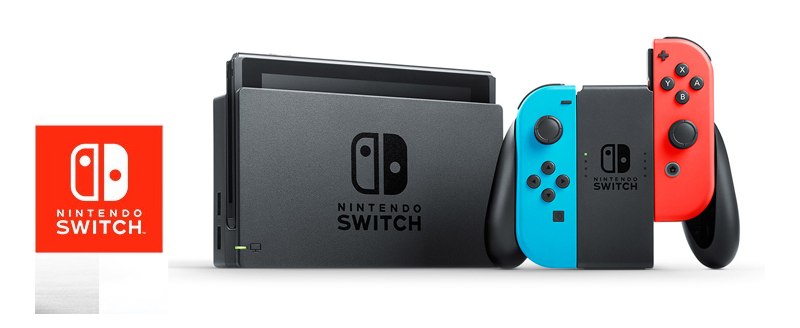 Приставка Nintendo Switch.
