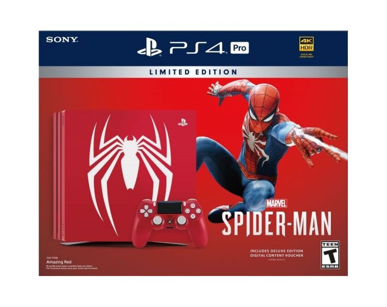 Купить Ограниченное Издание PlayStation 4 Pro Marvel Spider Man - Человек Паук