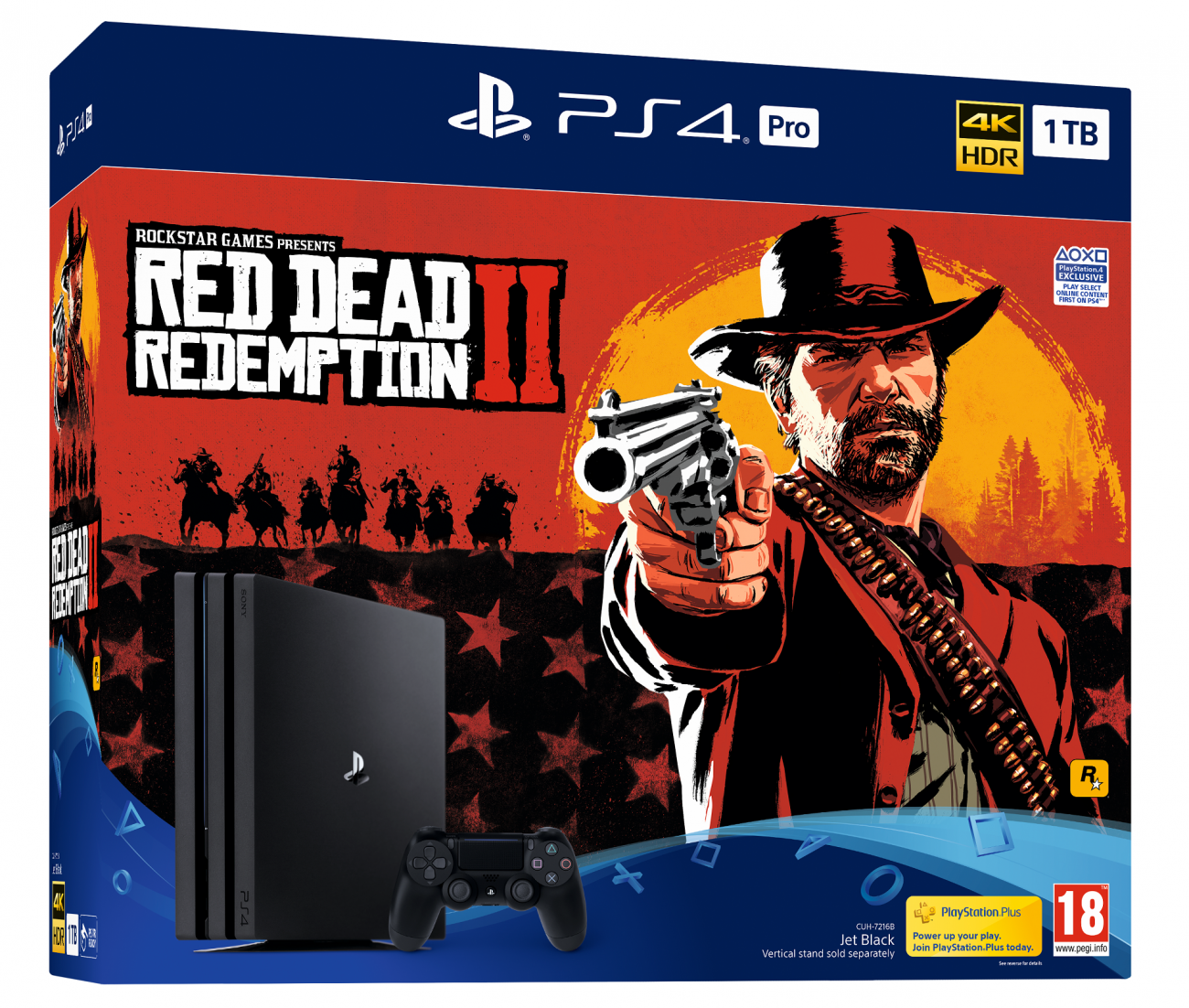 Sony PS4 Slim и PS4 Pro комплект с Red Dead Redemption 2