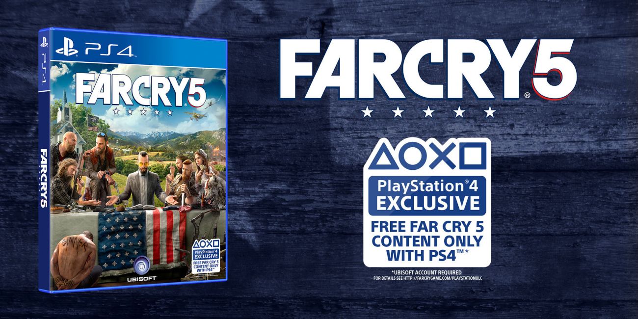 Far Cry 5 для Playstation 4 -    у спей купить со скидкой!